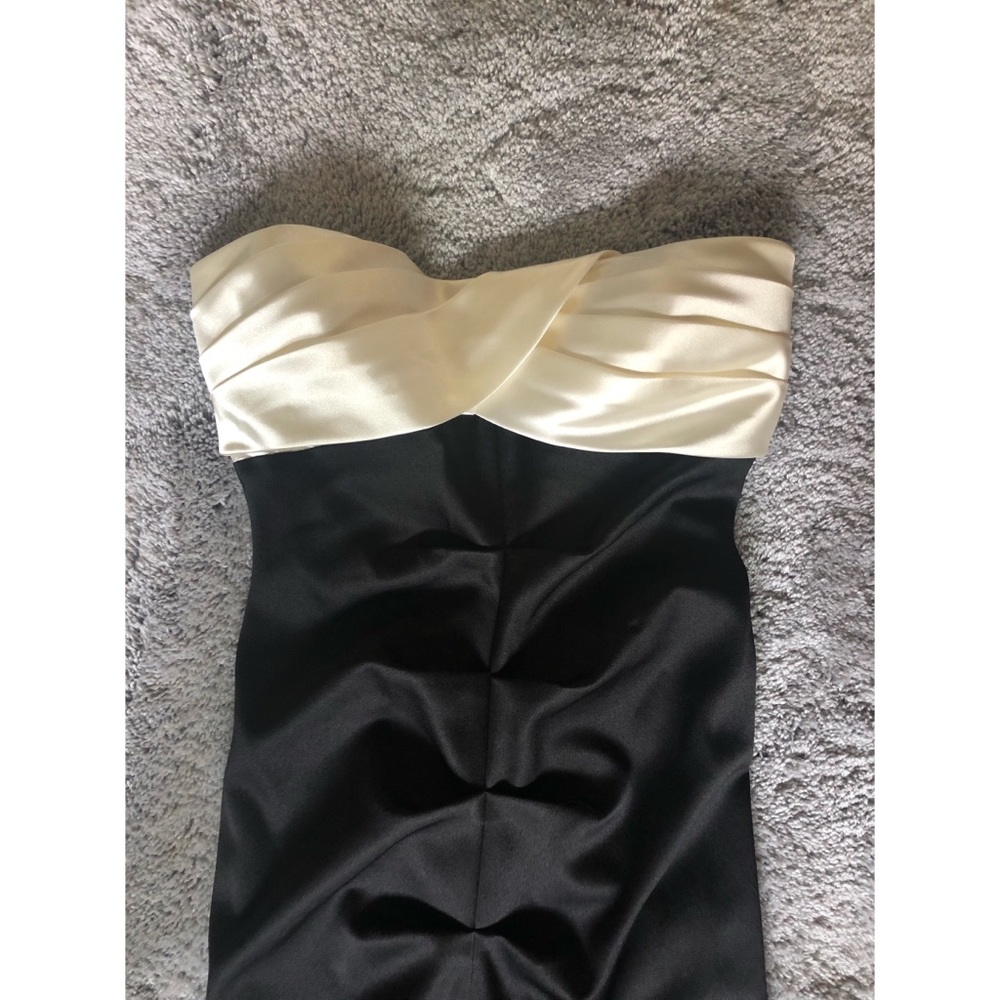 Jump Black and White Mermaid Floor Length Dress